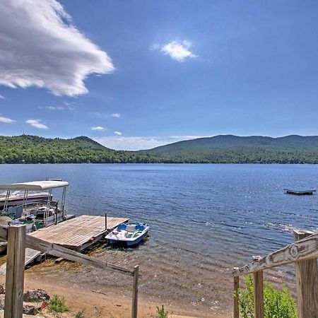Lakefront Rumney Retreat With Shared Dock And Beach! Bagian luar foto