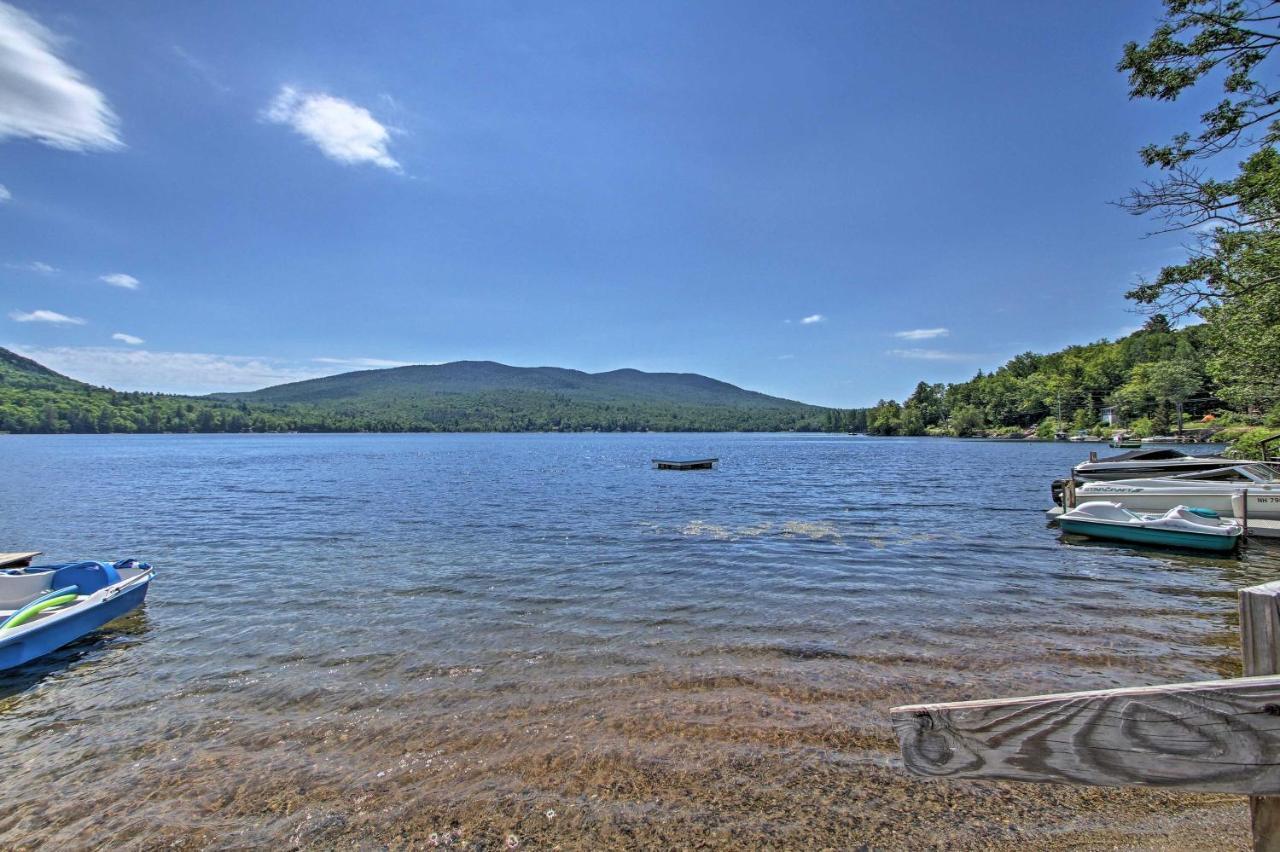 Lakefront Rumney Retreat With Shared Dock And Beach! Bagian luar foto