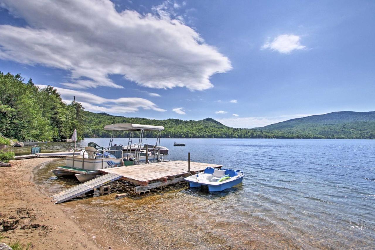Lakefront Rumney Retreat With Shared Dock And Beach! Bagian luar foto