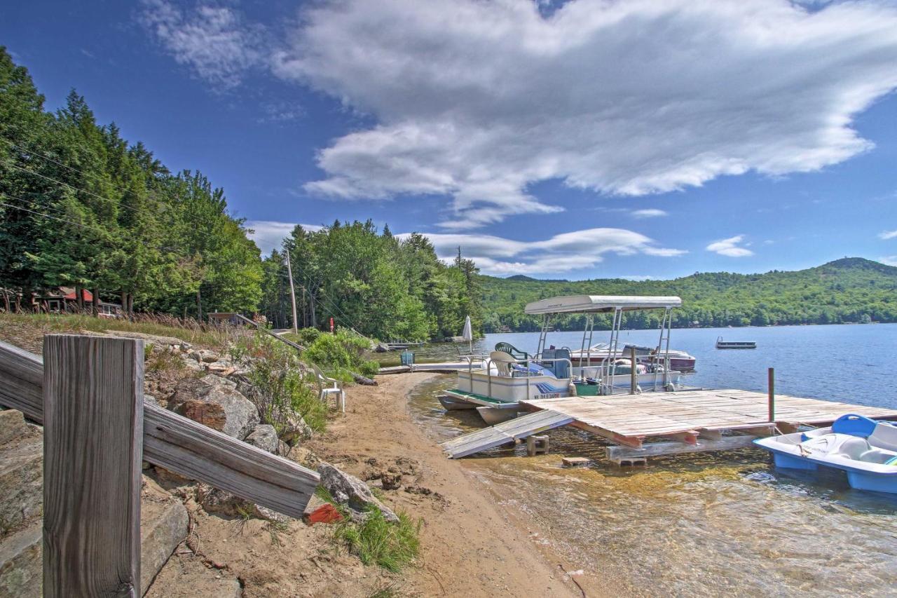 Lakefront Rumney Retreat With Shared Dock And Beach! Bagian luar foto